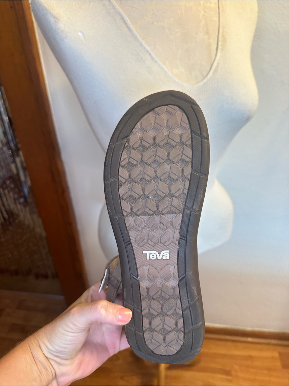 Teva Women's Taupe Multi-Strap Comfort Sandals - Picture 3 of 4